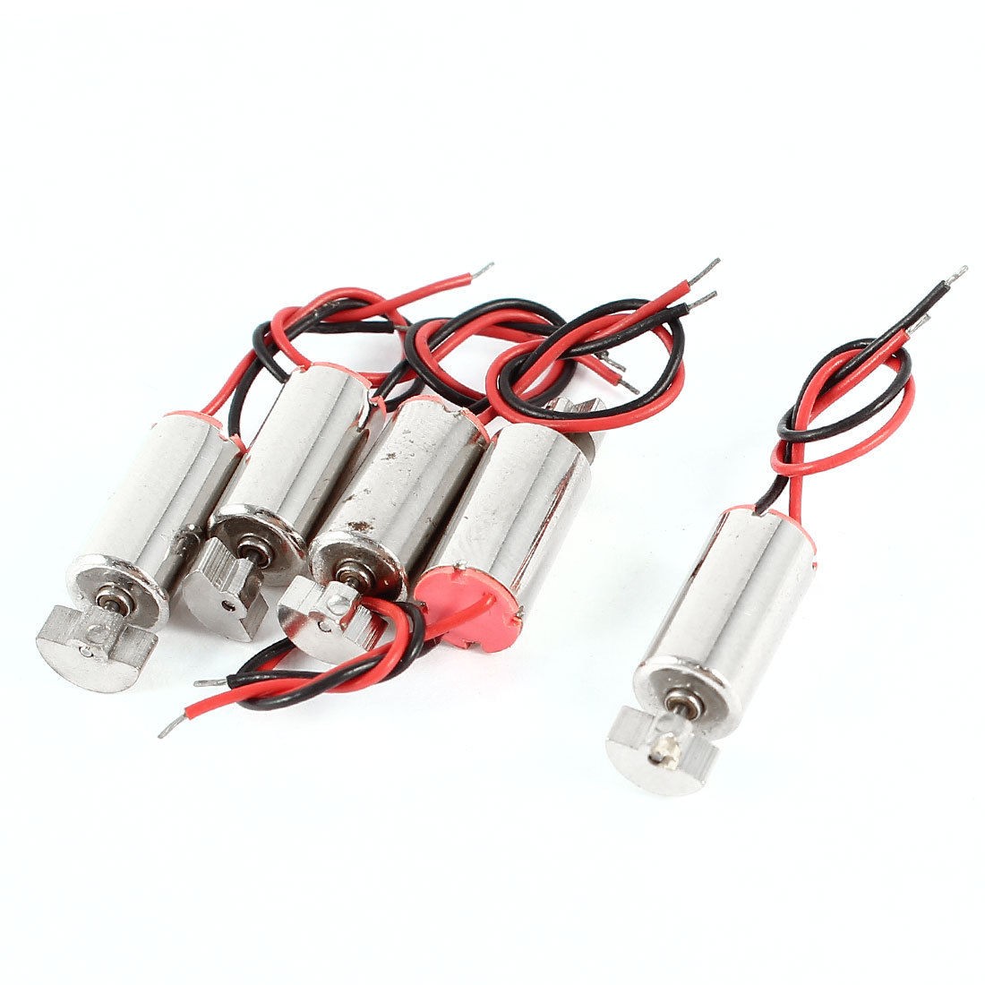 5 Pcs DC 1.5-6V 50000RPM Coreless Mini Vibration Motor 6x14mm for Toys DIY