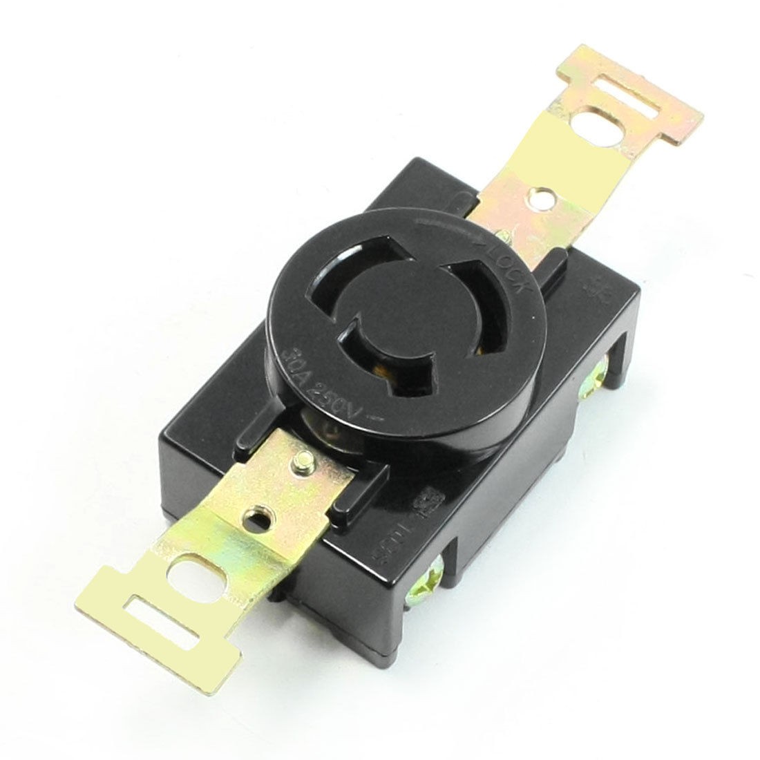 Black Plastic Housing Industrial 250V 30A Generator Socket