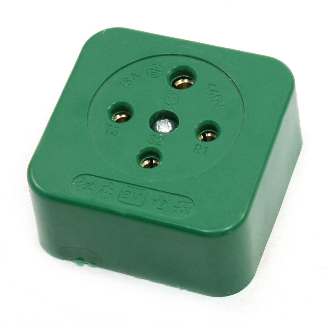 AC 440V 16A Three Phase Four Round Pin Plug Jack Industrial Socket