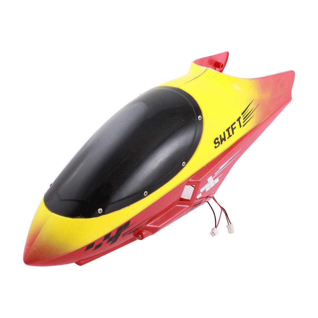 Yellow Plastic Head Canopy Cover 11" for RC Radio Control FQ777-502 Helicopter