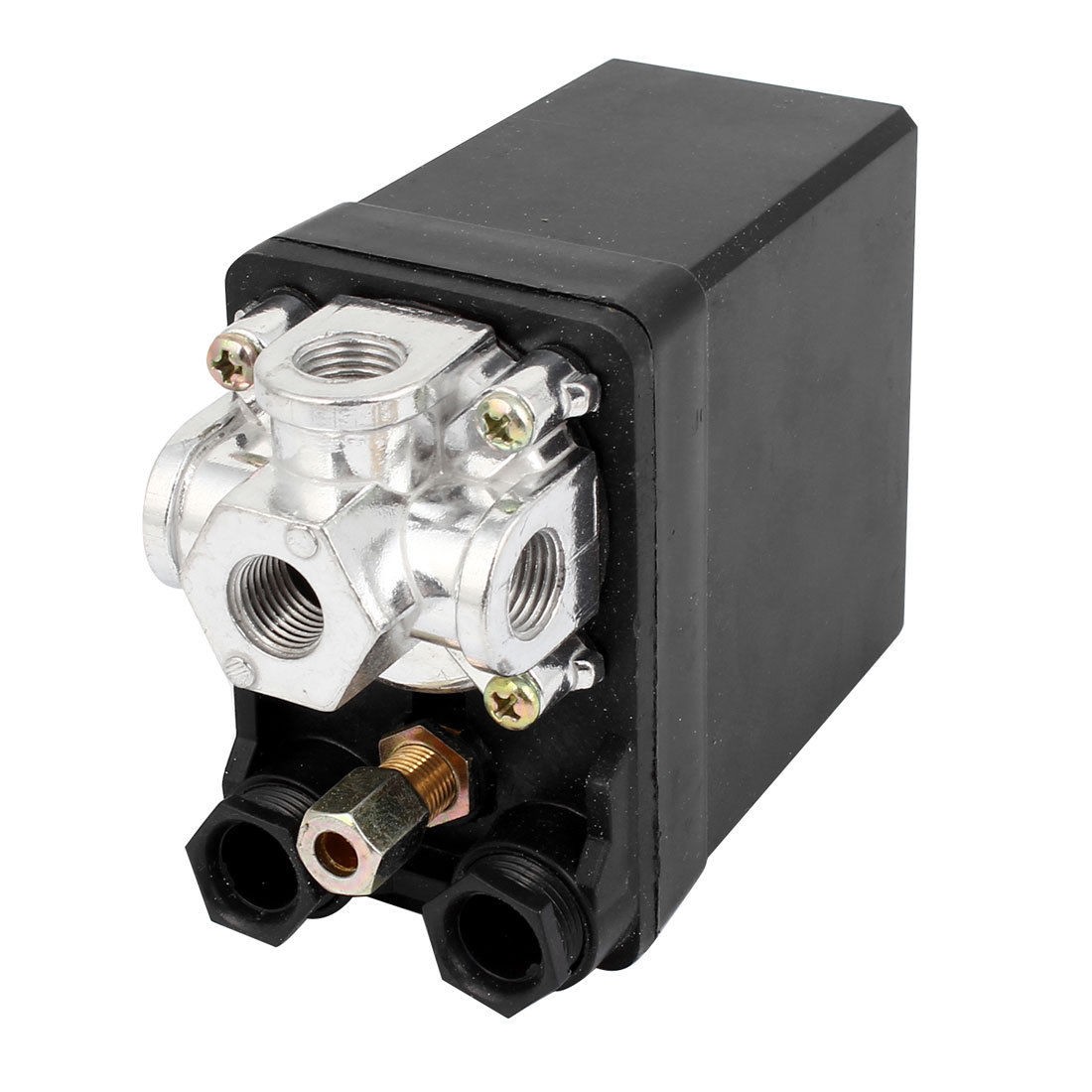 Air Compressor Pressure Switch Control Valve 175PSI 40Bar 4-Port 11mm