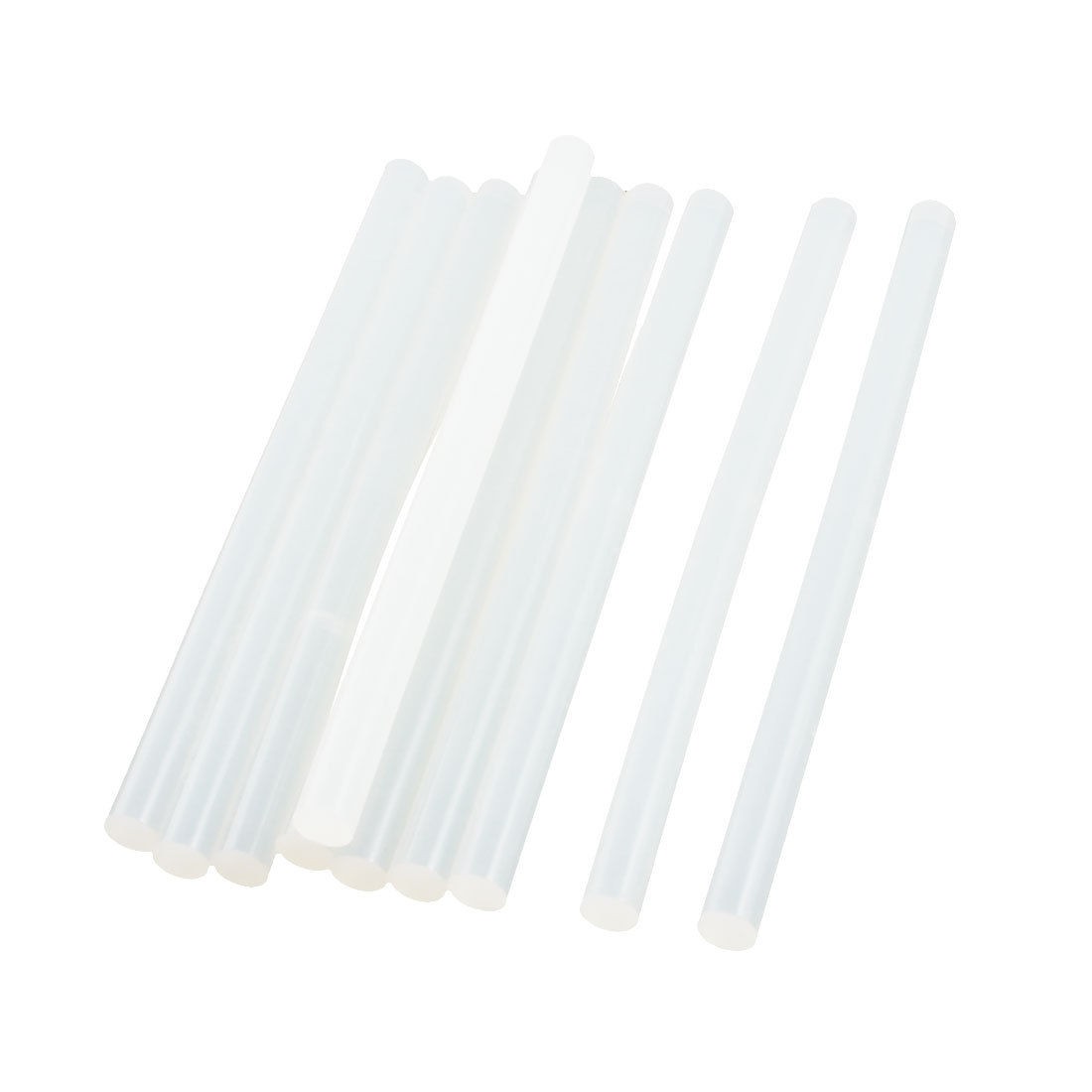10Pcs 11x180mm Hot Melt Glue Gun Sticks Clear White for Package Sealing