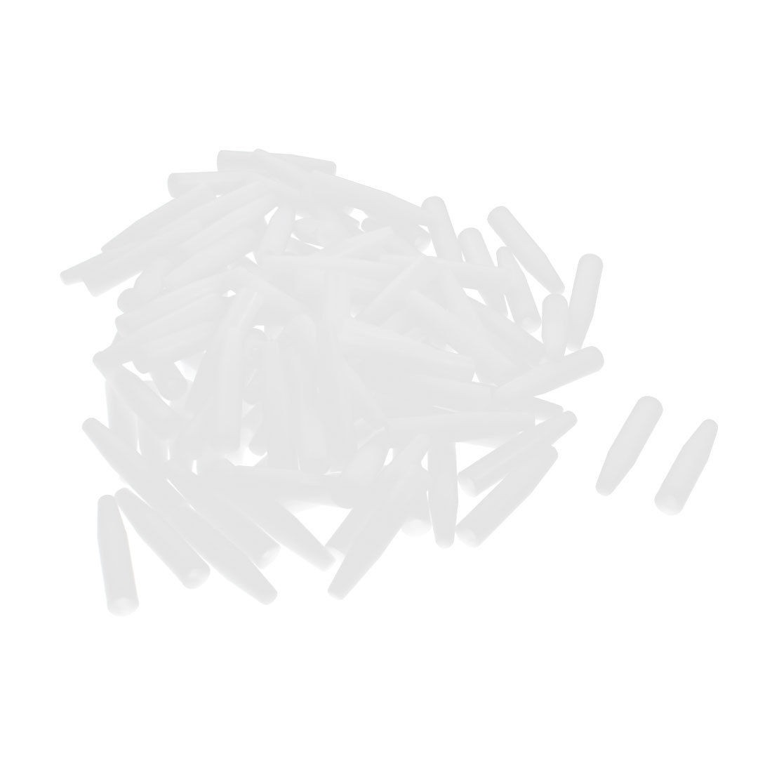 100Pcs 6x30mm Tapered Tip PCB Test Fixture Parts Plate POM Stand Holder White