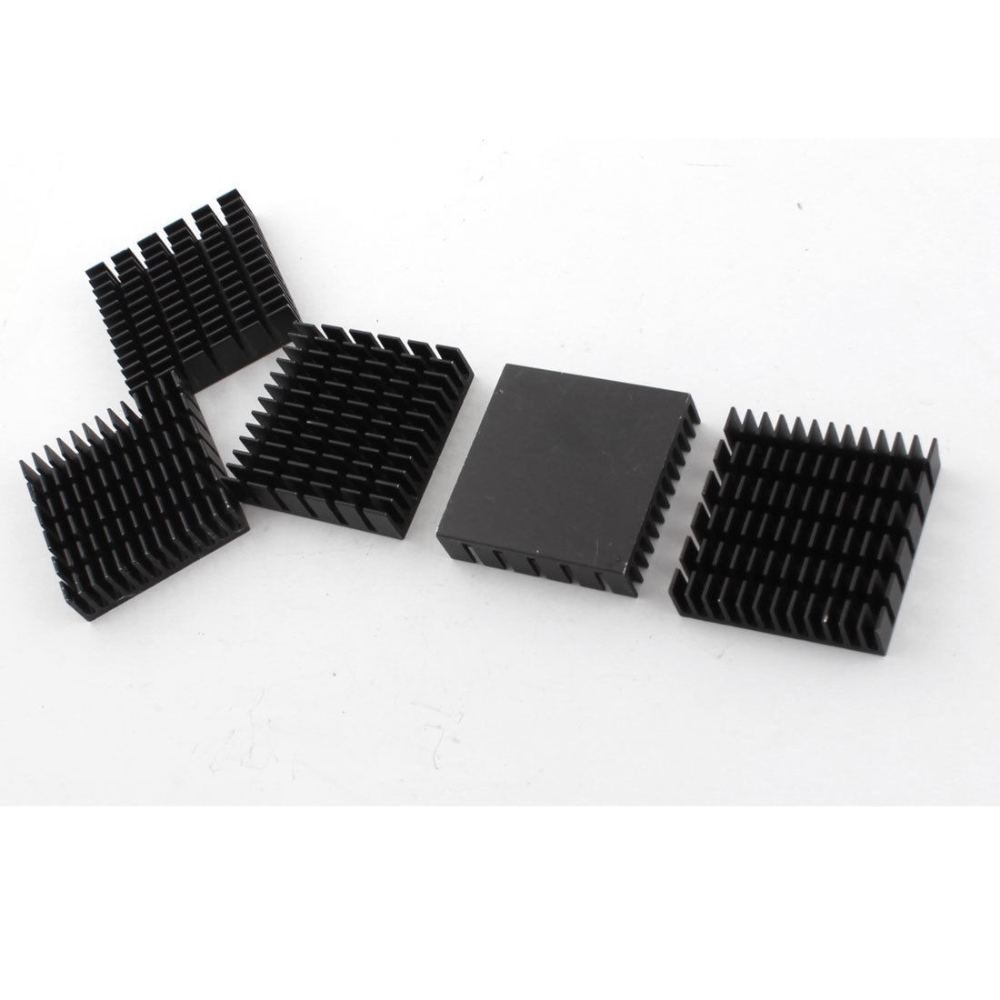 5Pcs Spare Parts 40x11x40mm Chipset Heatsink Heat Diffuse Aluminum Cooling Fin