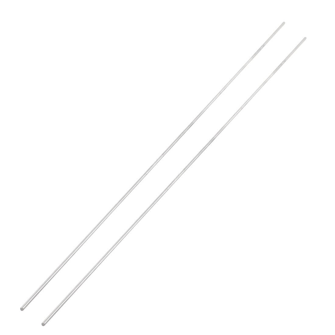 2 Pcs Stainless Steel Straight DIY RC Car Gear Shaft Axle Rod 500mm x 3mm