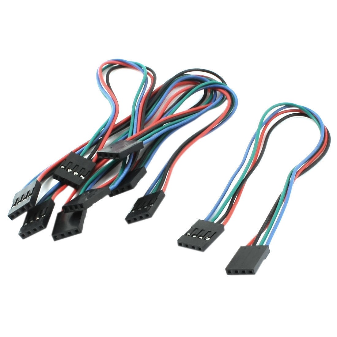 5x Female to Female 4Pin Solderless Flexible Breadboard Jumper Wire