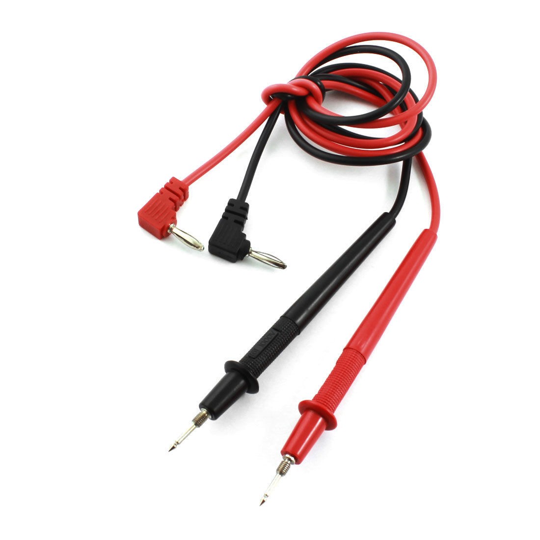 Pair Universal Probe Test Lead Pen Cable 1 Meter for Multimeter