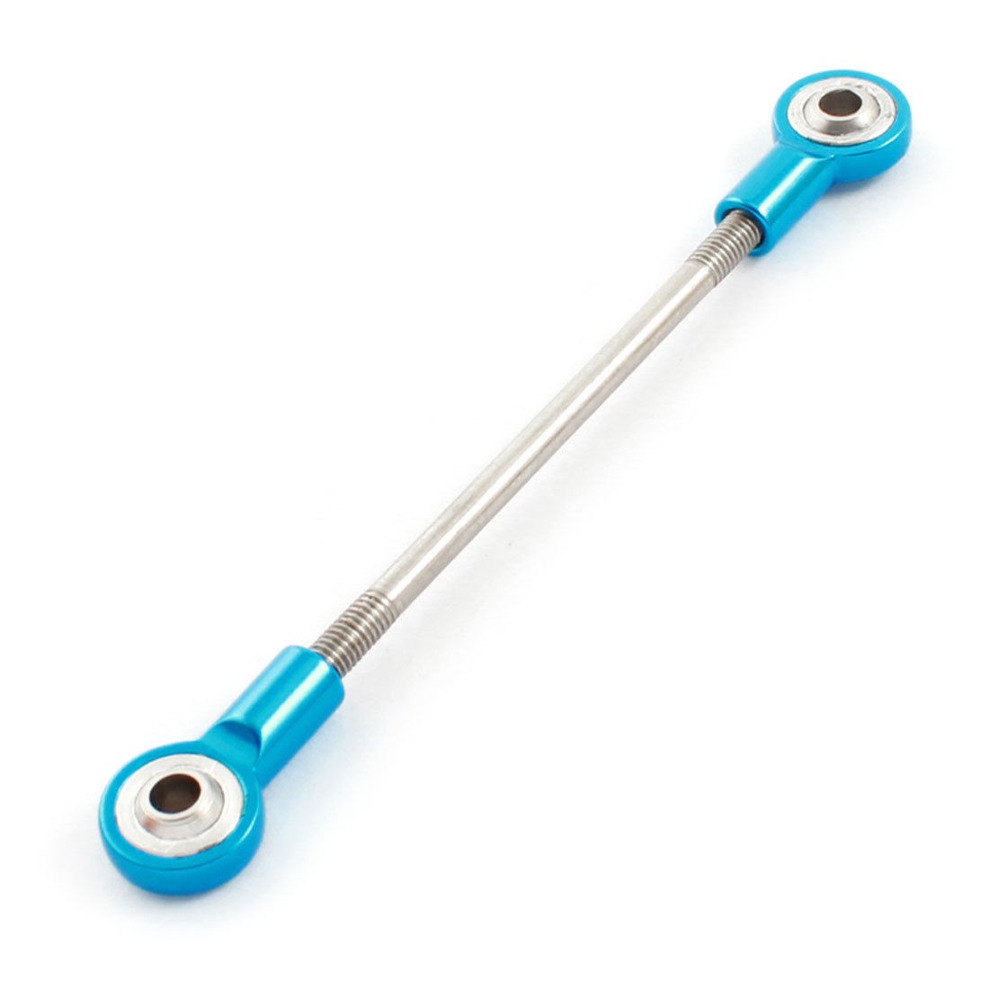 RC Helicopter Spare Parts Metal Double Ball Link Ends Push Rod 3x3x60mm Blue