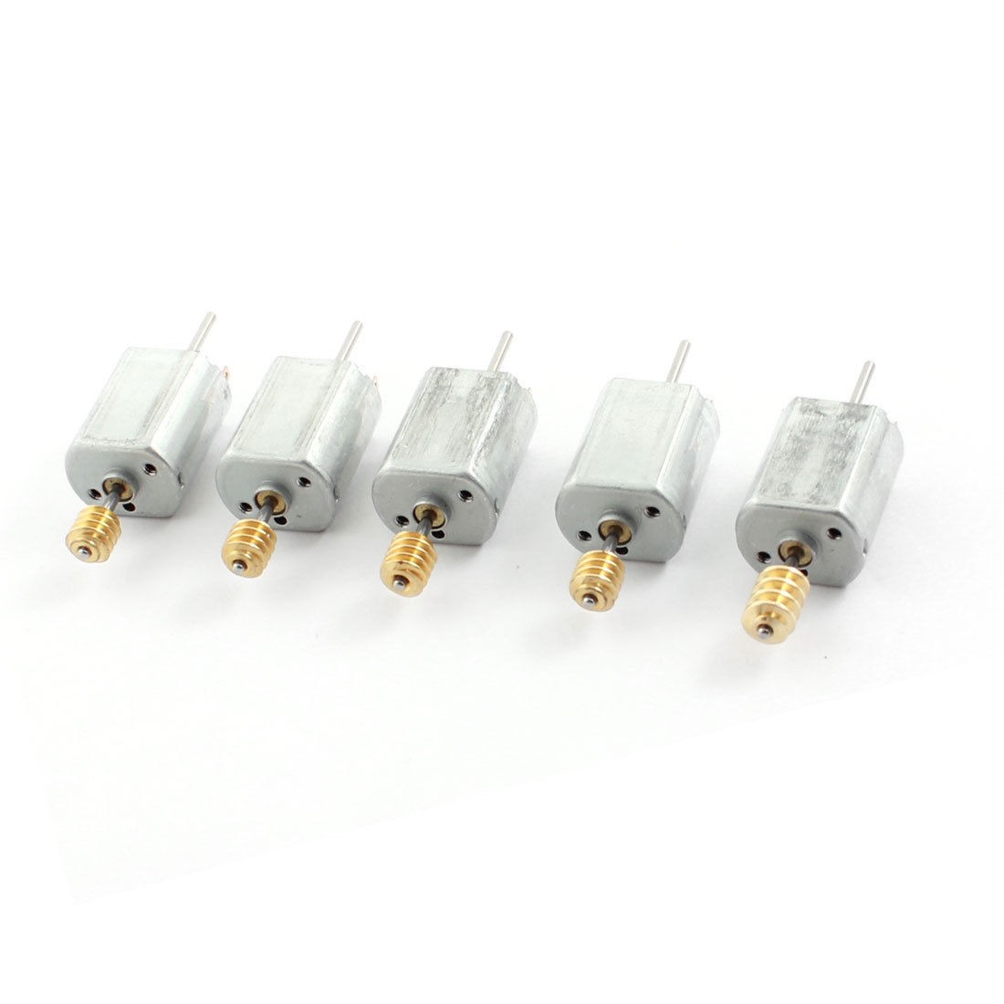 5pcs 12V 13500 RPM Speed 1.5mm Dia Shaft Magnetic Electric Mini DC Worm Motor
