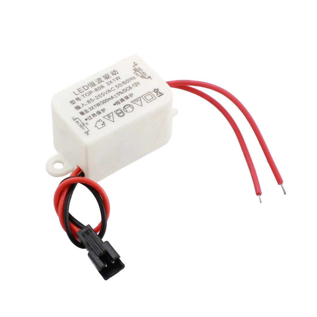 AC 85-265V to DC 6-12V 3W Power Supply Driver Adapter for LED Light