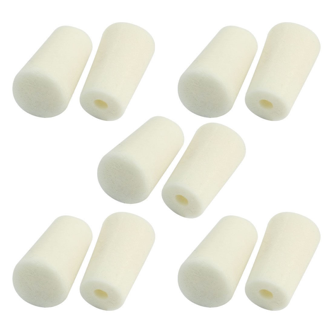 10pcs 19mm Outer Dia. Test Tube Spare Parts 16-20mm Silicone Lid Cap Closure