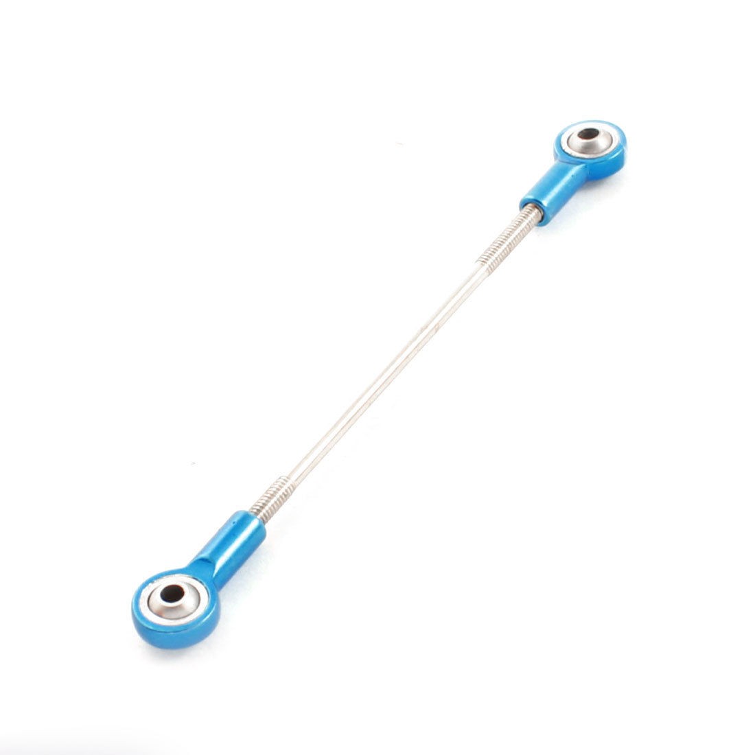 RC Helicopter Spare Parts Metal Double Ball Link Ends Push Rod 2x2x55mm Blue