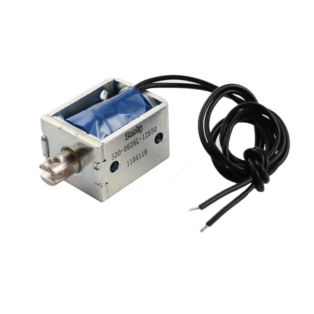 12V 0.24A 5mm Stroke 100g Force Open Frame Pull DC Solenoid Electromagnet