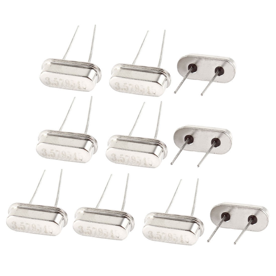 10 Pcs HC-49S DIP Quartz Crystal Oscillator 3.579MHz 3.579M Hz