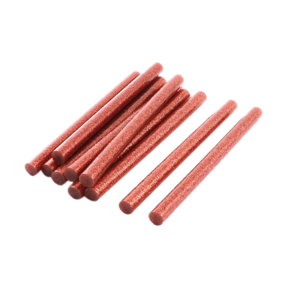 10Pcs 7mm x 100mm Red Glitter Glue Adhesive Sticks for Electric Hot Melt Gun