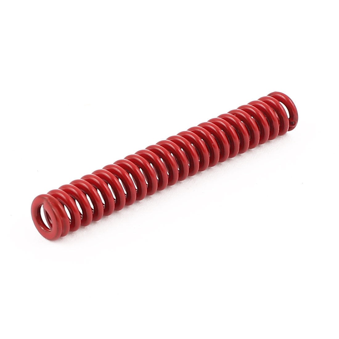 Red Medium Load Press Flat Coil Compression Die Spring 6mm x 3mm x 35mm