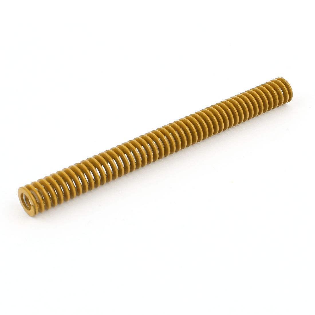 Lighter Load Yellow Spiral Stamping Compression Die Spring 10x100mm