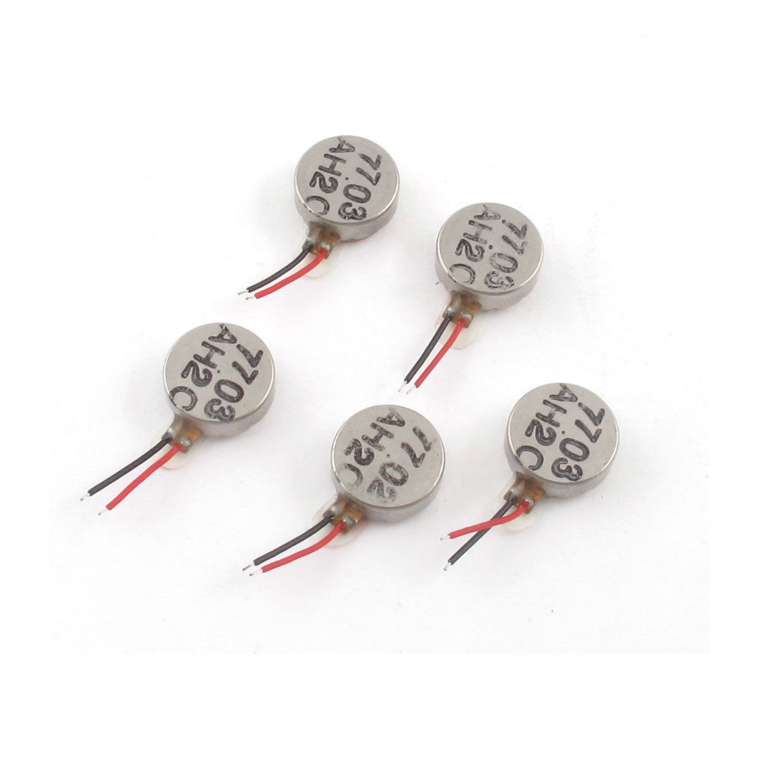 5Pcs 3V 12000RPM DC Micro Coin Vibrating Motor 10mmx3.6mm for Phone DIY Toys