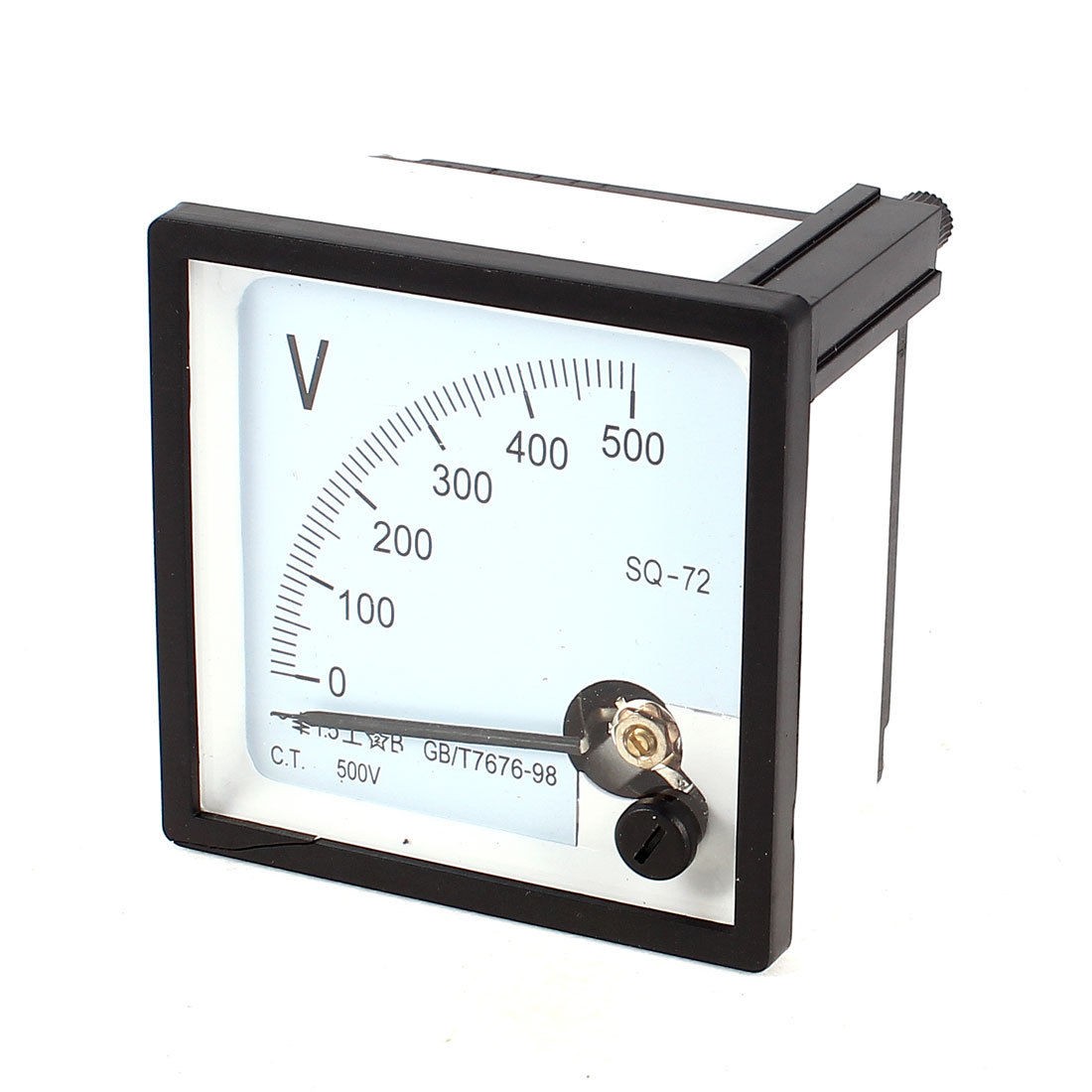 AC 0-500V Measuring Range Panel Mounting Voltmeter SQ-72 72mm x 72mm
