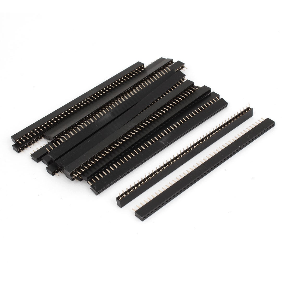 20 Pcs Female PCB Header 40 Way 2mm Pitch Connector Black