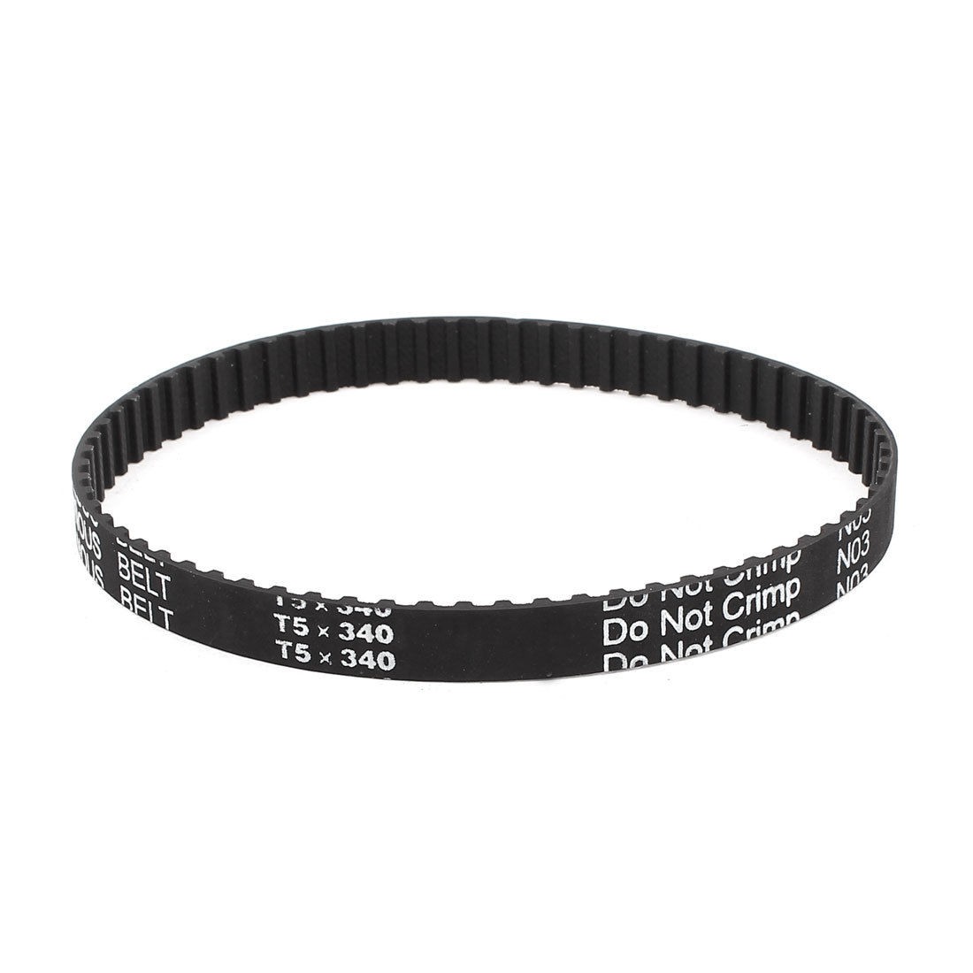 T5x340 68 Teeth 5mm Pitch 10mm Wide 340mm Girth Industrial Timing Belt