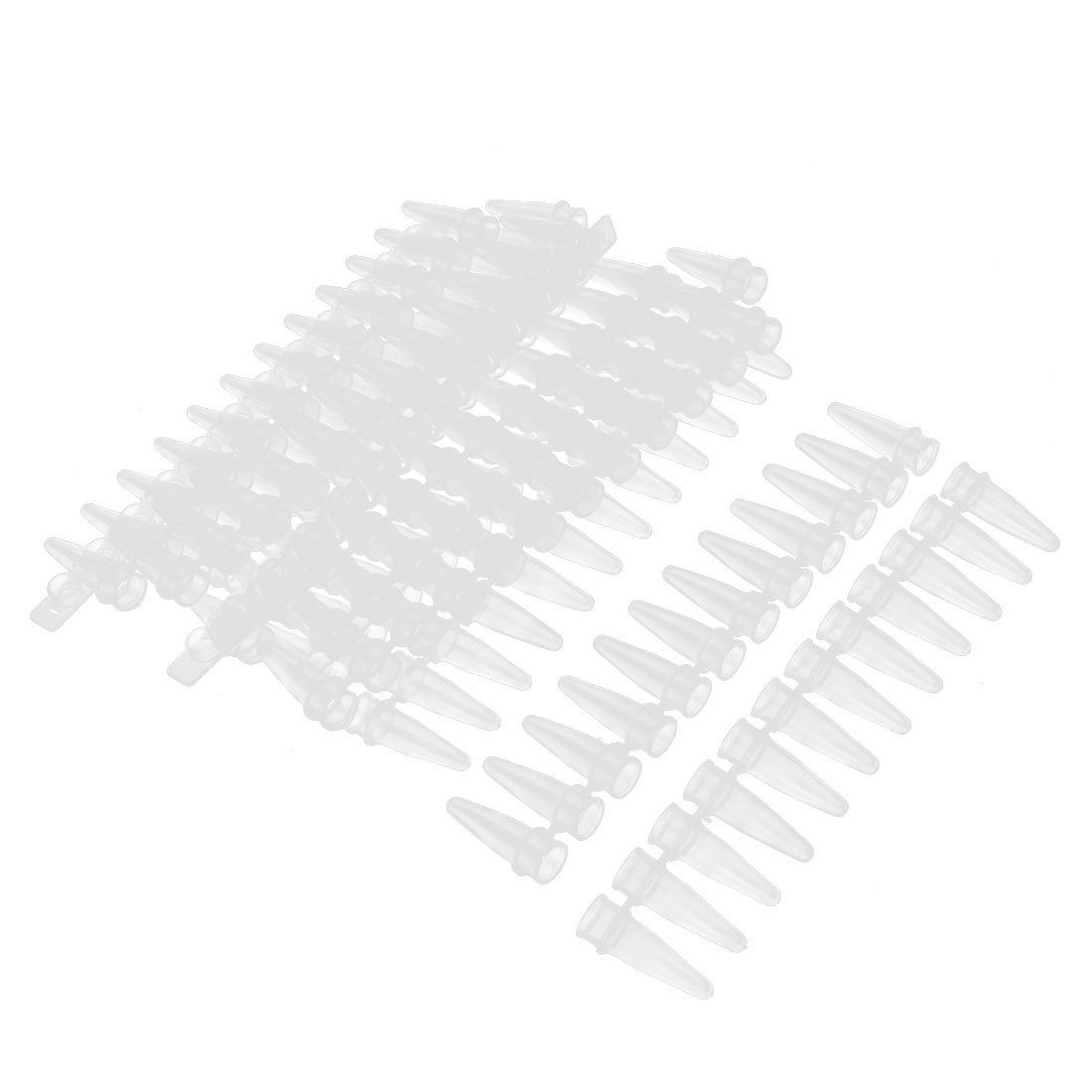 Thin Wall PCR 12-tube Strips w Caps for Agarose Gene Experiment 10 Pcs