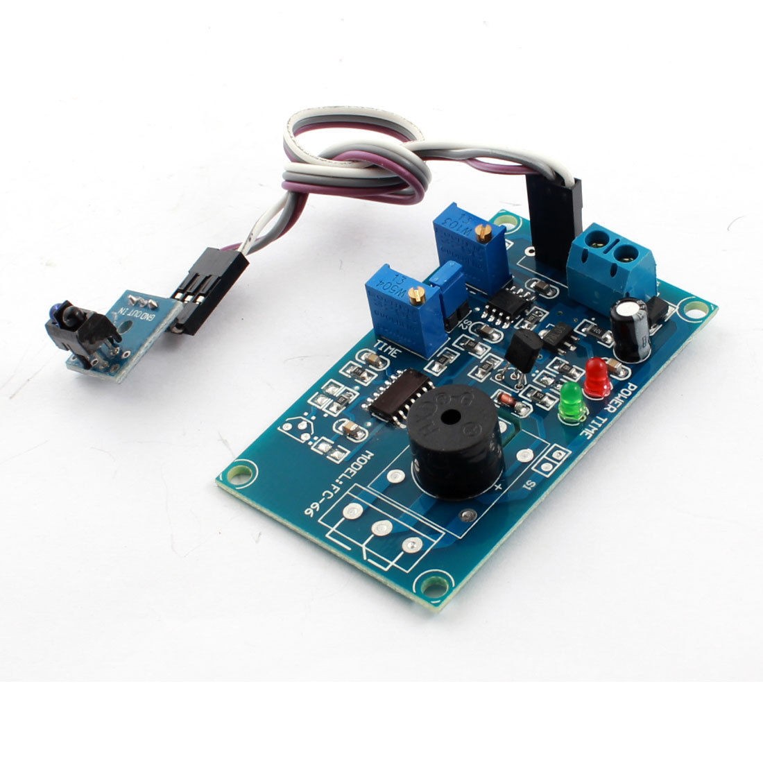 FC-66 TCRT5000 DC12V 0-20S 0-3cm Infrared Reflection Delay Alarm Module