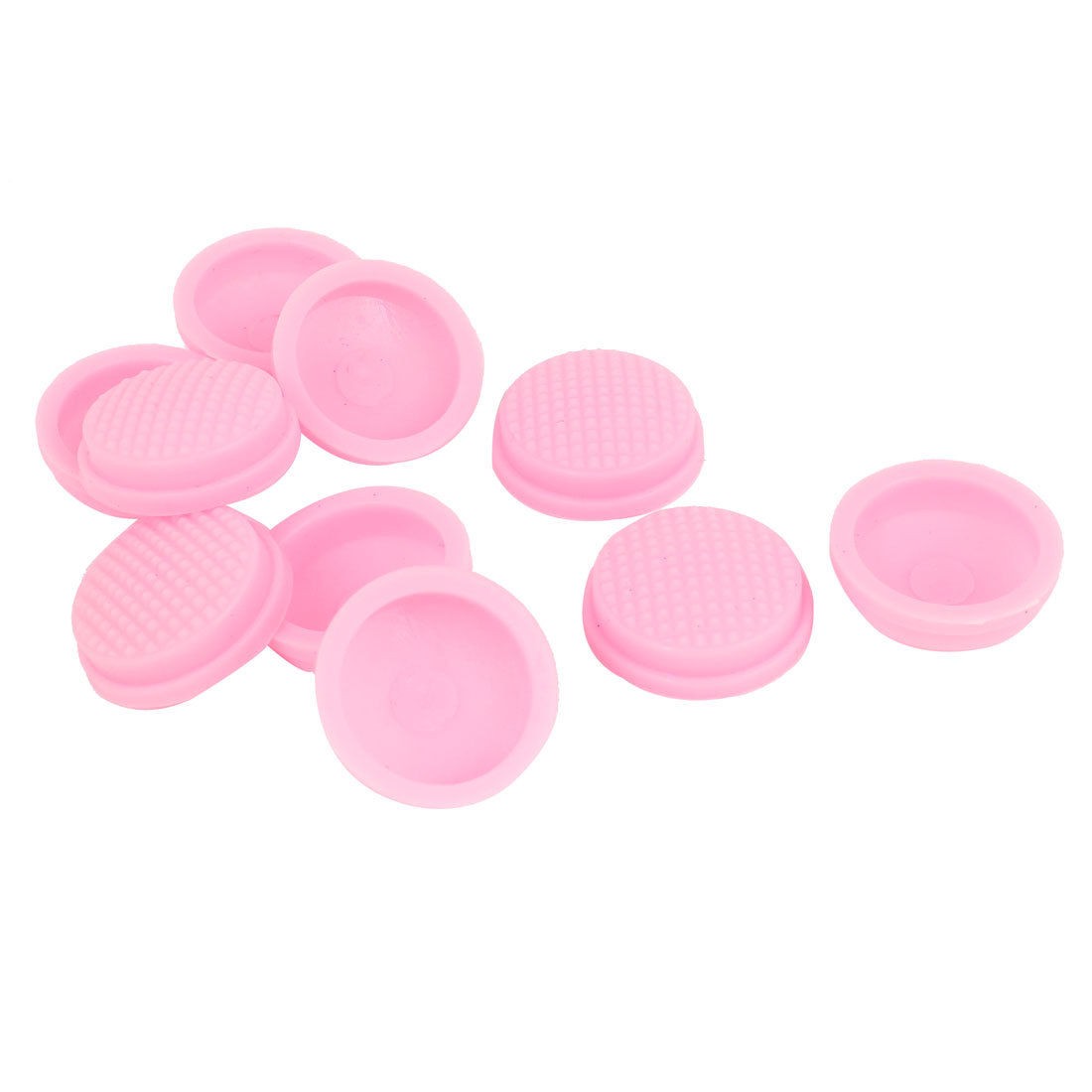 10pcs 15mm Inner Dia Protective Waterproof Silicone Switch Cover Case Pink