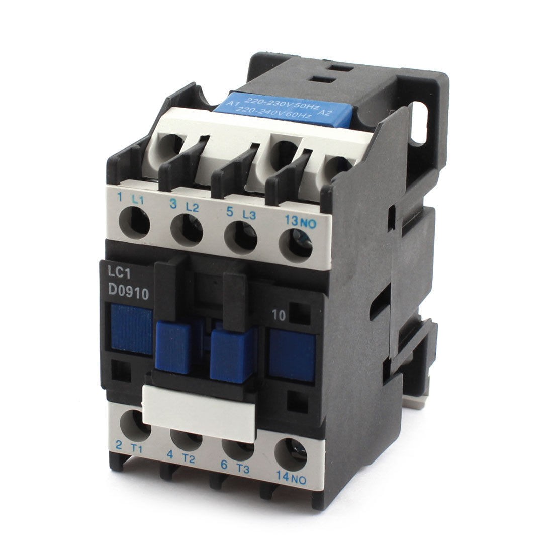 LC1 D0910 35mm DIN Rail Mounting 3-Phase Electric Power AC Contactor 220V