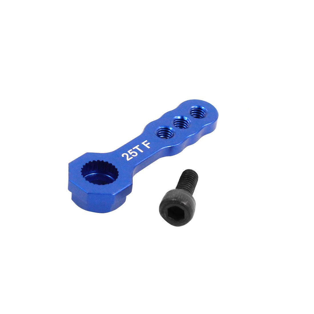 RC Track Car Airplane Blue Aluminum 25T Servo Arm Horn Upgrade Parts for Futaba