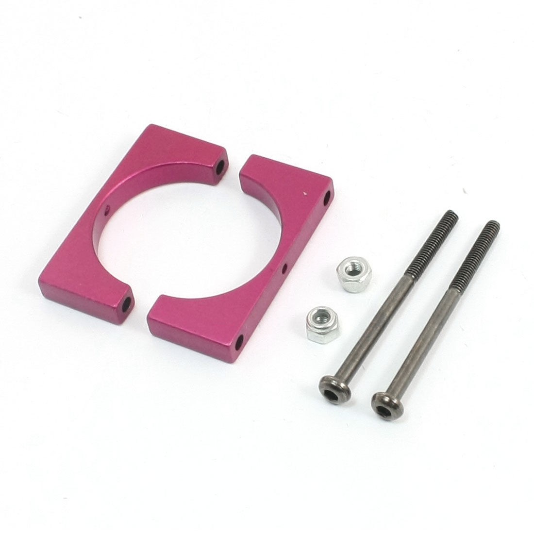 25mm Aluminum Clamp Fuchsia for Carbon Fiber Tube Quadcopter Octocopter