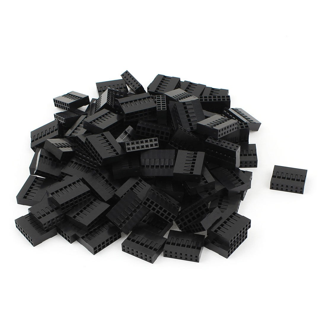 100pcs 2x7P 2.54mm Housing Jumper Wire Female Pin Connectors