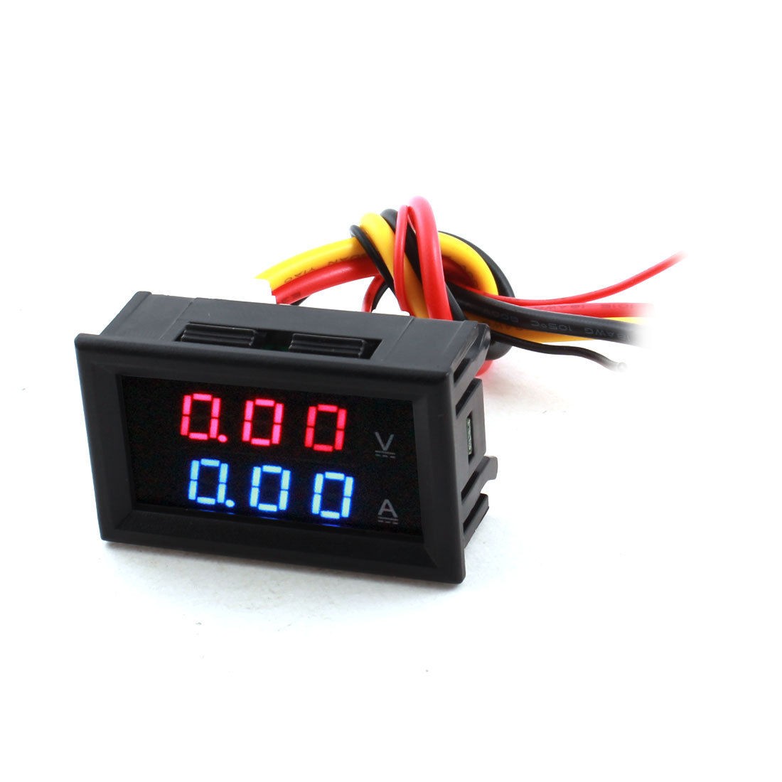 DC 0-100V 10A Panel Red Blue Dual LED Digital Ammeter Voltmeter Volt