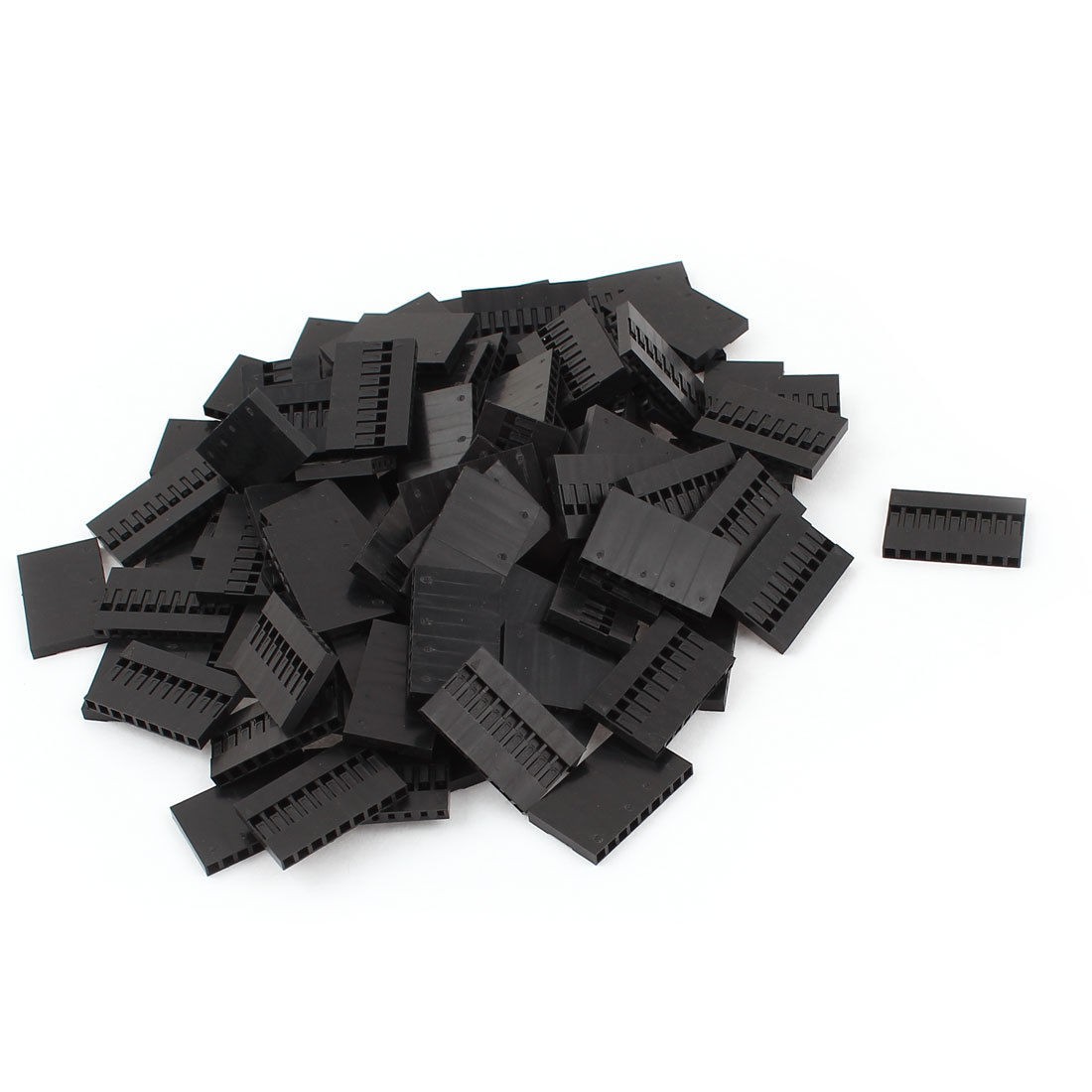 100pcs Plastic 9P 2.54mm Housing Jumper Wire Female Pin Connectors