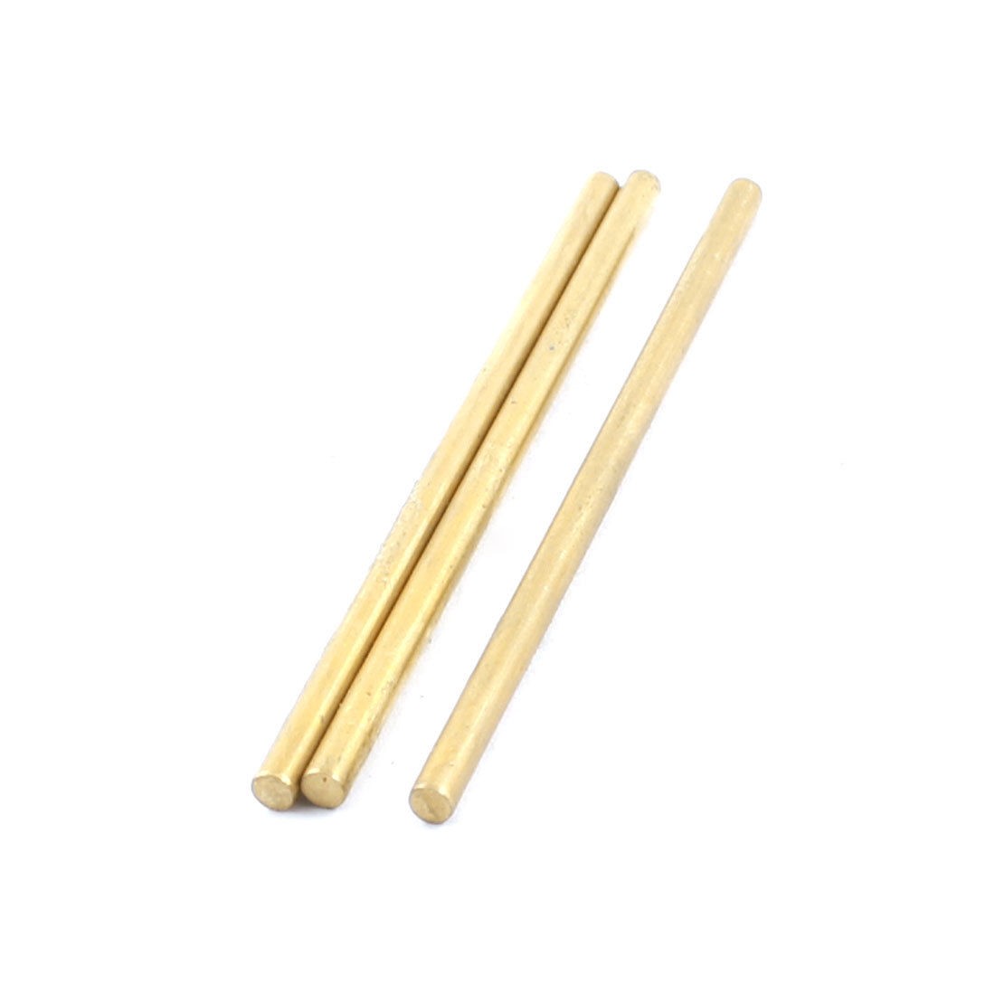 3Pcs 3mm Dia 70mm Length Brass Round Rod Shaft for RC Toy Car