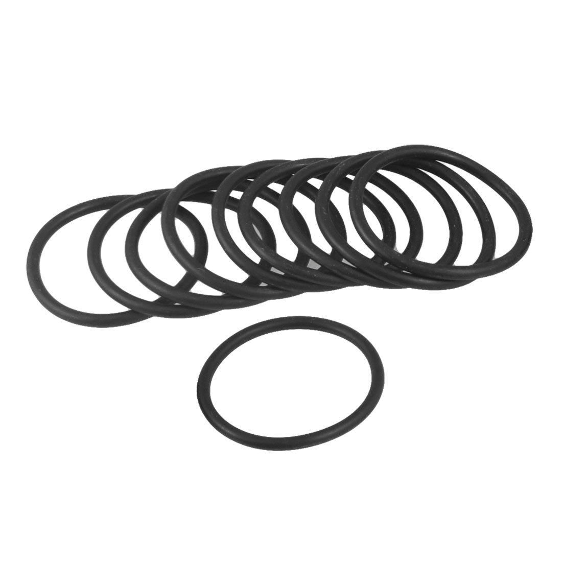 10 Pcs 42mm x 3.1mm x 35.8mm Industrial Rubber O Ring Oil Seal Gaskets