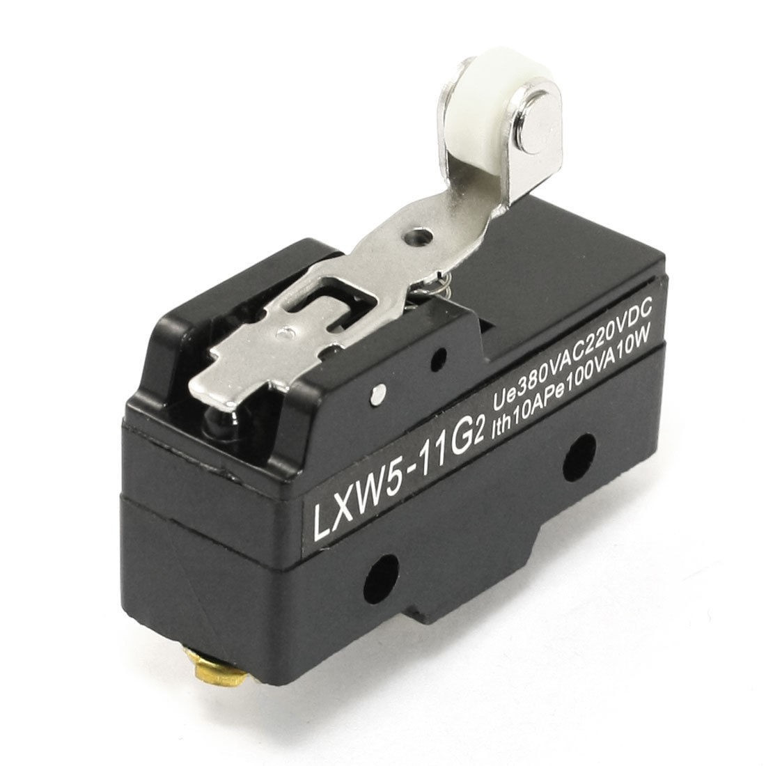 LXW5-11G2 3 Screw Terminals Panel Mount Momentary Lever Roller Limit Switch