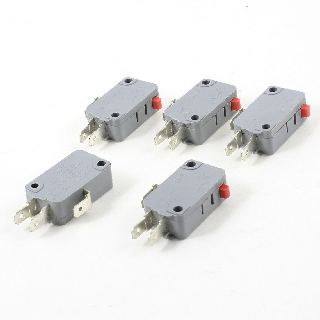 5pcs SPDT 3 Pins Micro Limit Switch 250VAC 16A for Rice Cooker