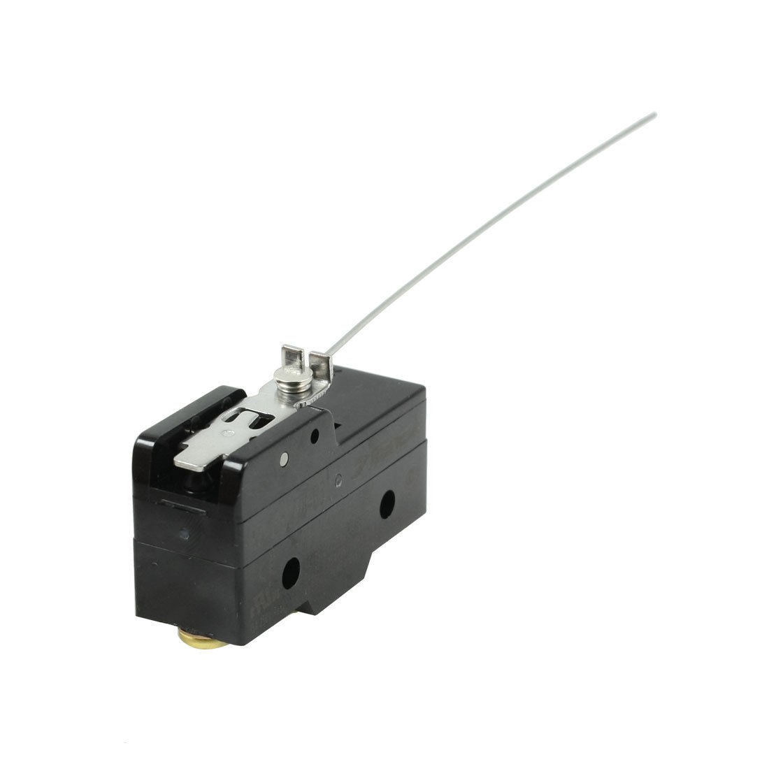 AC 250V 15A SPDT Long Steel Wire Lever Momentary Micro Switch Microswitch