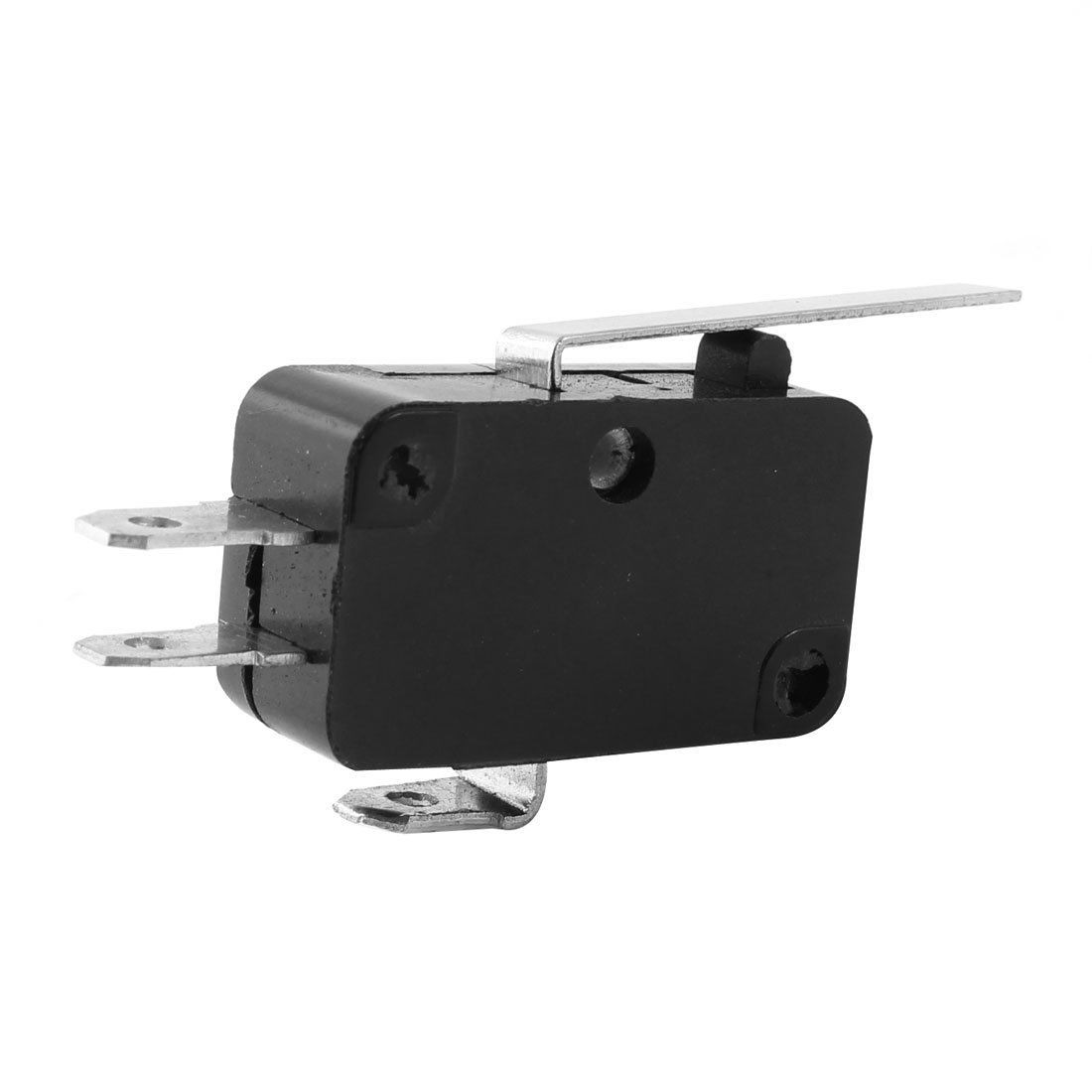 AC 250V/6A 125V/15A Lever 1NO 1NC Push Button Micro Switch