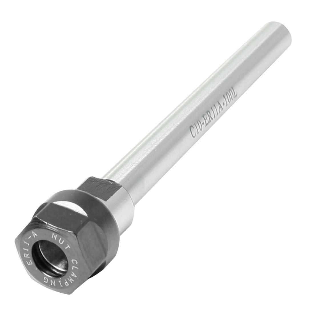 C10-ER11A-100L Straight Collet Chuck CNC Lathe Extension Rod Spare Parts
