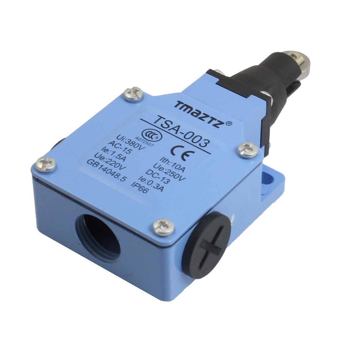 Roller Head NC NO Momentary Micro Limit Switch 250VAC/1.5A 220VDC/0.3A