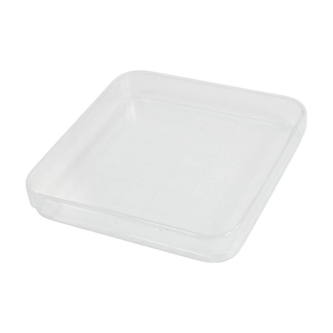 Clear Square Shape 10cm x 10cm Polystyrene Integrid Petri Dish