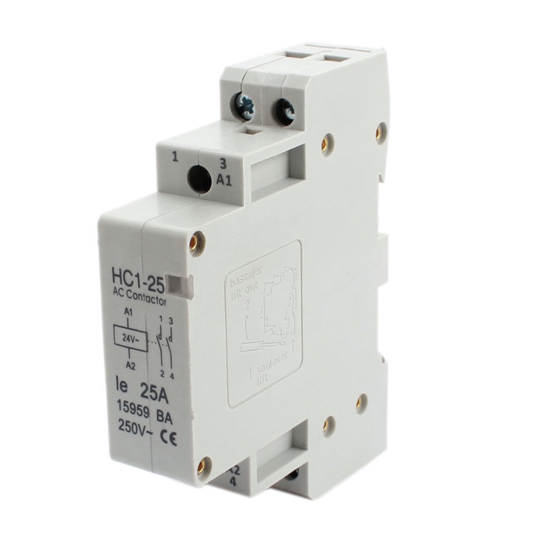 24V Coil Voltage 25A 2 Pole Universal Circuit Control AC Contactor