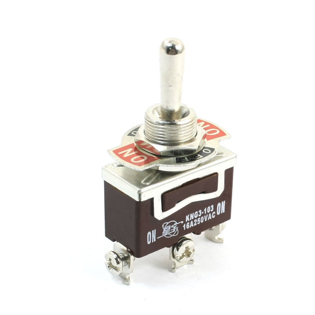 KNG3-103 SPDT 3 Positions 3-Terminals Toggle Switch AC250V 16A