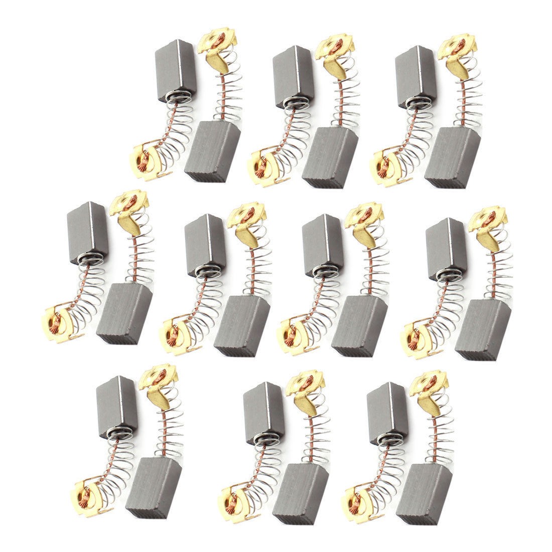 10 Pairs Generic Electric Motor Replacing Carbon Brushes 8mm x 5mm x 15mm