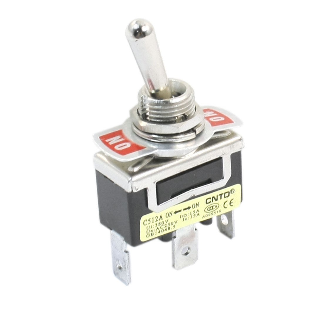 AC250V 15A SPDT 2 Positions 3 Pin Terminals Latching Rocker Type Toggle Switch