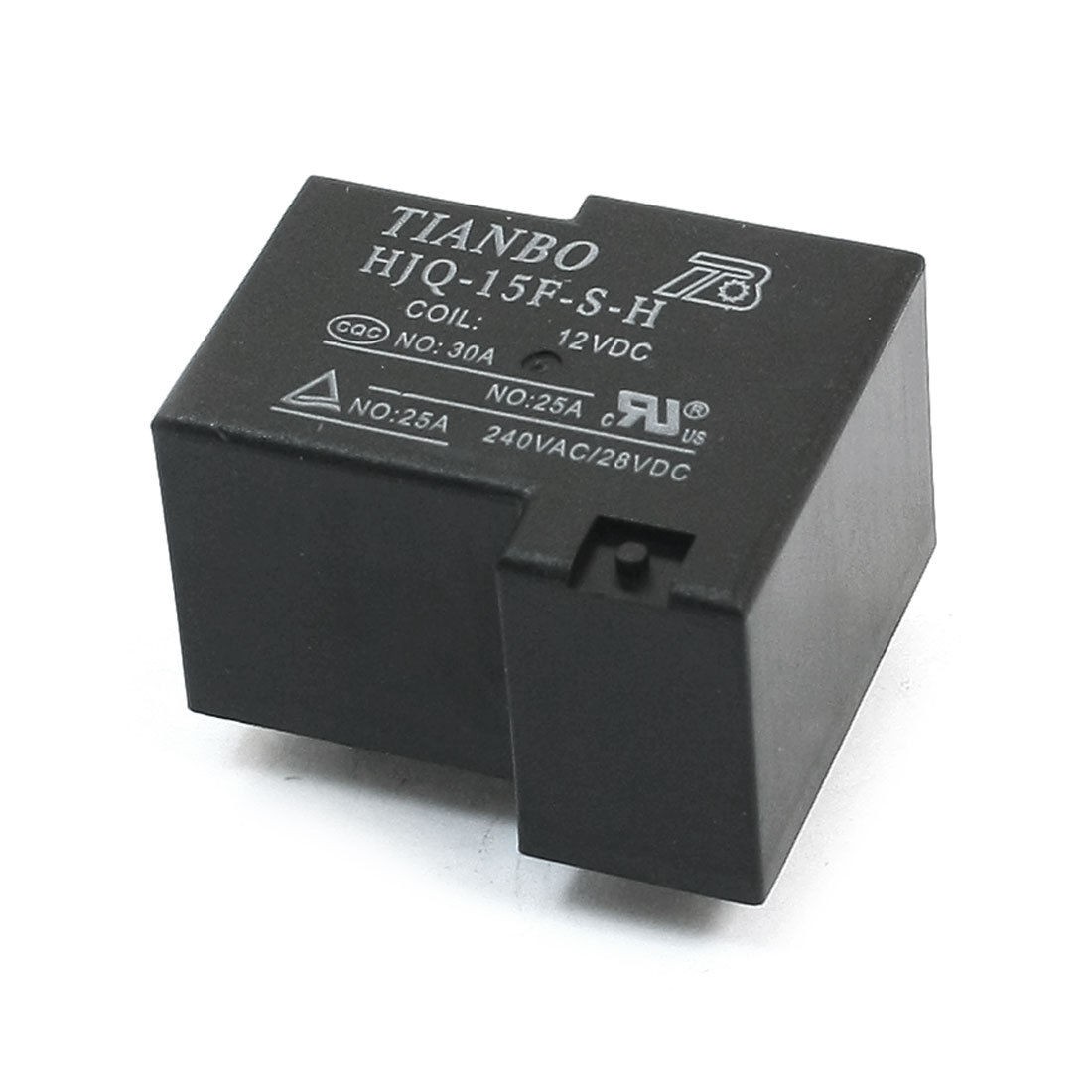 DC12V Rating Coil SPDT 5Pin General Purpose Power Relay HJQ-15F-S-H-12<wbr/>VDC