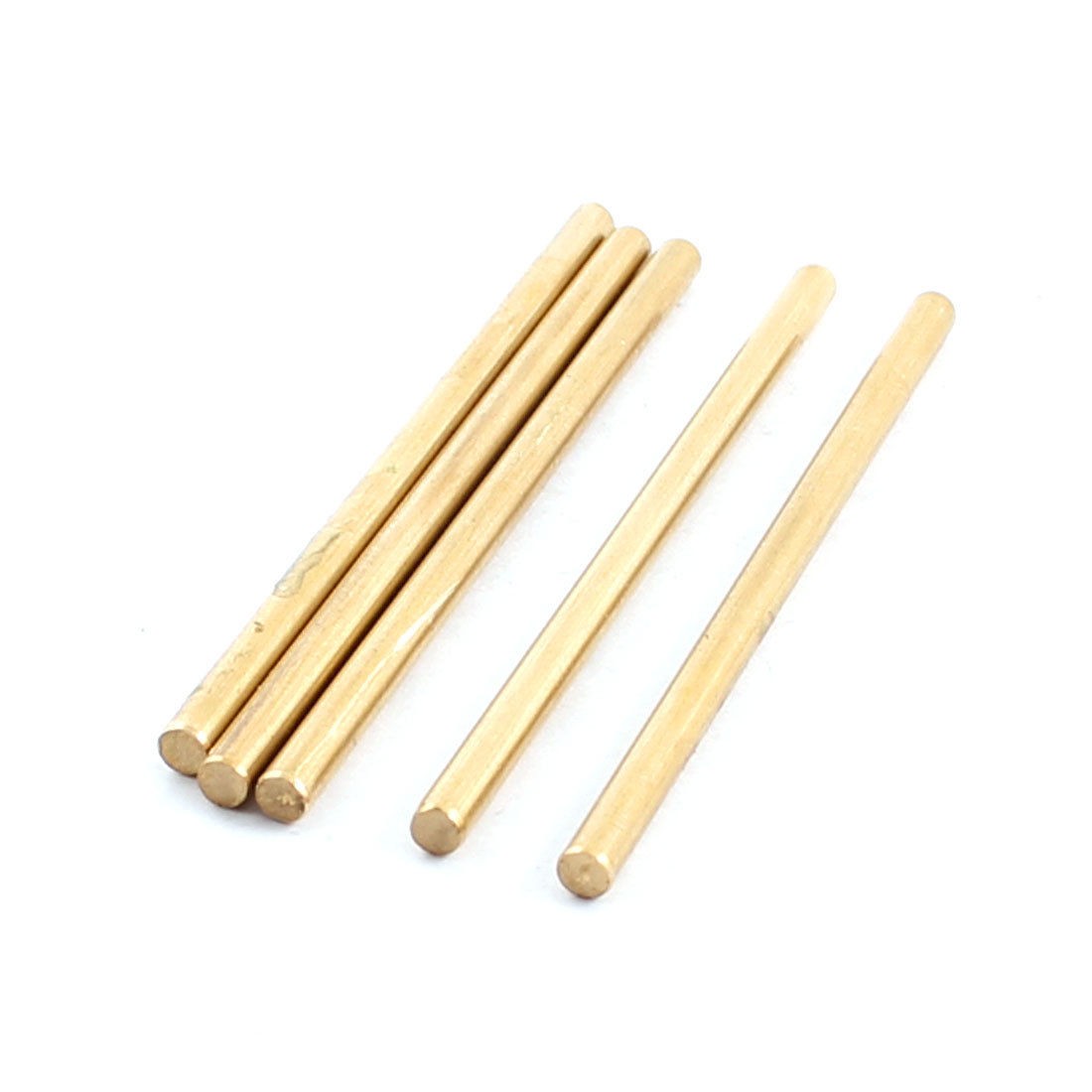 5Pcs 3mm Dia 60mm Length Brass Round Rod Shaft for RC Toy Car