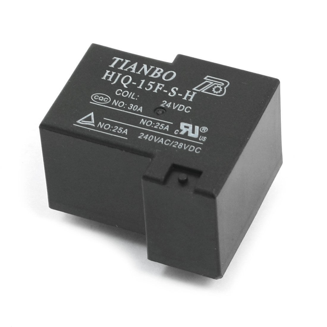 HJQ-15F-S-H-24<wbr/>VDC DC 24V 5-Pin SPDT 1NO 1NC PCB Mounting Coil Power Relay